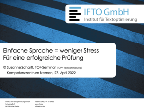 TOP-Seminar am 27.04.2022 in Bremen